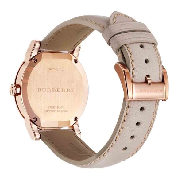 NEW Burberry Womens Leather Strap Watch BU9131 - Picture 3 of 13